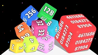 2048 FALL - Infinity NumberBlock (4096, 8192... Trillion, Quadrillion, Googol)