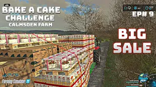 FS22 Calmsden Farm - Big Sale Day - EP# 9 - Playstation 5 - #bakeacakechallenge