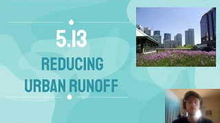 APES Video Notes 5.13 - Reducing Urban Runoff