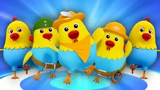 Lima Ayam Lemak Nakal | Lagu Anak | bayi sajak | Five Naughty Fat Hens | Farmees Indonesia