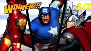 Ultimate Marvel vs Capcom 3 Arcade Mode (Captain America, Iron Man, Thor Pt. 2/2)