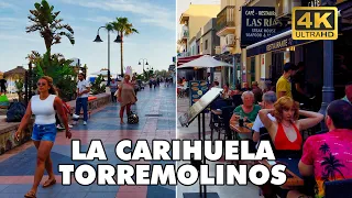 TORREMOLINOS-La Carihuela Spain 🇪🇸 | Evening Walking Tour 🚶‍ | Promenade & Back Streets