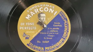 1906  Prince's Band, Whistle if you're lost.Tango  A South American Marconi Velvet tone double sided