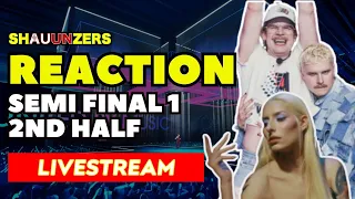 LIVE REACTION SEMI FINAL 1 (second half) | Eurovision Song Contest 2024 | SHAUUNZERS