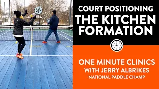 One-Minute Paddle — Court Positioning: The Kitchen Formation