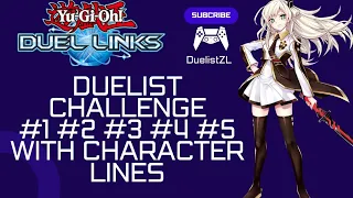 EPIC DUELIST CHALLENGE #1 #2 #3 #4 #5 WITH CHARACTER LINES [Yu-Gi-Oh! Duel Links]