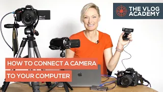 How to connect a camera to your computer for Live Streaming, Zoom or webinars