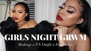 FULL GRWM GIRLS NIGHT OUT | MAKEUP + OUTFIT + FRAGRANCE | OFLEEK THE MUA