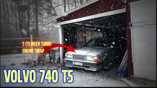 A TOUR of my VOLVO 740 WITH A T5 ENGINE SWAP