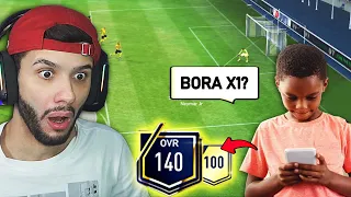 RAFÃO É DESAFIADO PRA X1 AO VIVO NO FIFA MOBILE!