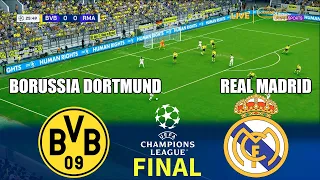 Borussia Dortmund vs Real Madrid - Final - UEFA Champions League 2024 UCL London | PES Gameplay