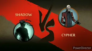 Shadow fight-2| Shadow vs Cypher in act 7 . Shadow vs Cipher in Shadow fight-2 #shadowfight2