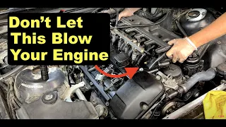 This Can KILL Your BMW E46 E39 Engine !!! Leaking Coolant Hard Pipes Intake Manifold Removal