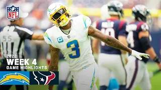 Los Angeles Chargers vs. Houston Texans | 2022 Week 4 Highlights