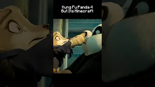 Sneaky Fat Panda But Its Minecraft 🤣 #kungfupanda4 #minecraft