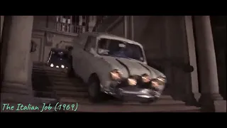 The Italian Job (1969) Car Chase on Stairs