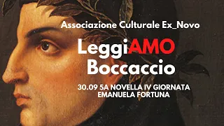 LeggiAMO Boccaccio - Lisabetta da Messina, Quinta Novella IV Giornata