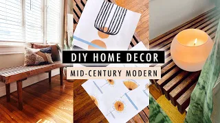 DIY MID-CENTURY MODERN HOME DECOR on a budget | XO, MaCenna