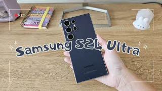 Samsung Galaxy S24 Ultra Titanium Violet 💜 Unboxing Aesthetic | Accesorios | Genshin Impact