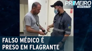 Falso médico é preso em hospital e ainda tenta enganar policiais | Primeiro Impacto (09/02/23)