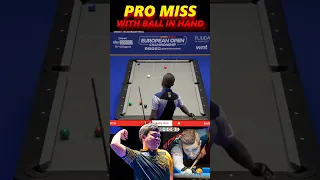 Pro Miss with Ball In Hand | Anton Raga vs John Morra #shorts