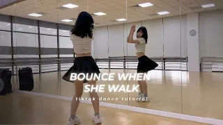 [DANCE TUTORIAL] Bounce When She Walk | Easy Dance Tutorial by lbyyy