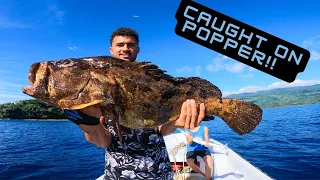 POPPER FISHING IN FIJI