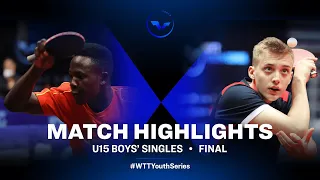 Okanlawon Usman Ishola  vs Ilia Koniukhov | WTT Youth Star Contender Tunis | U15BS Finals