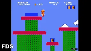 Which Super Mario Bros. Releases have the Minus World?