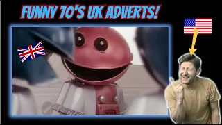 10 Funniest Uk Ads of the 70’s | American Reacts | #Reaction #ad #uk