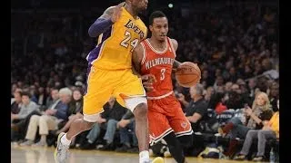 Kobe Bryant Defense vs. Brandon Jennings and Milwaukee Bucks