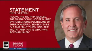 Ken Paxton impeachment trial ends with acquittal, political barbs
