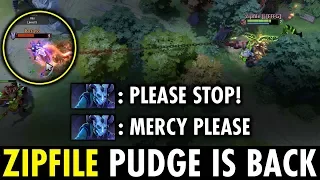 YO BRO!! You ZIPFILE Pudge is Back with No Mercy Hook  7.26c Patch | Genius Pudge