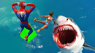 GTA 5 Water Ragdolls | SPIDERMAN Jumps/Fails ep.16 (Euphoria physics | Funny Moments)