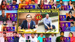 MUKESH AMBANI vs. RATAN TATA (किसका SHOW OFF है ज़्यादा) | Mix Mashup Reaction