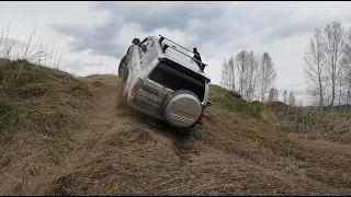 Off road покатушки Hilux Surf vs Pajero io.По пути на дачу. весна 2020