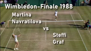 Wimbledon Finale 1988  Martina Navratilova - Steffi Graf (in HD)