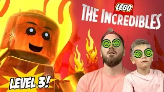 Lego The Incredibles Gameplay Part 3: Jack Jack Battles a Raccoon