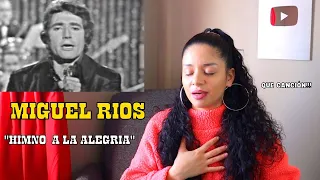 ESCUCHO por PRIMERA VEZ a MIGUEL RIOS - "Himno a la alegria"