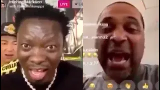 Mike Epps Vs Michael Blackson IG Live ROAST Session