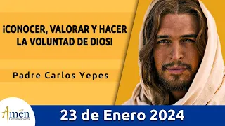 Evangelio De Hoy Martes 23 Enero 2024 l Padre Carlos Yepes l Biblia l  Marcos 3, 31-35 l Católica