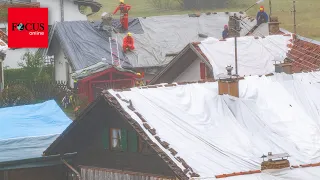 Immense Schäden nach Unwetter Bad Bayersoien - Drohnenaufnahmen aus dem Katastrophengebiet