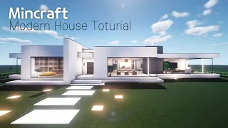 마인크래프트 건축 강좌ㅣ마크 도시 건축 모던 하우스 l Minecraft Modern House Tutorial l 헤이디