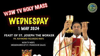 WEDNESDAY HOLY MASS | ST  JOSEPH THE WORKER | 1 MAY 2024 | 5TH WEEK OF EASTER II #dailyholymass