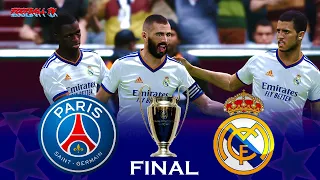 PSG vs Real Madrid | UEFA Champions League Final | Match eFootball PES 2021 | Gameplay PC