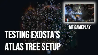 PoE Magic Find Maps (36) - Testing Exosta's farming setup - 8-modded delirious Defiled Cathedral