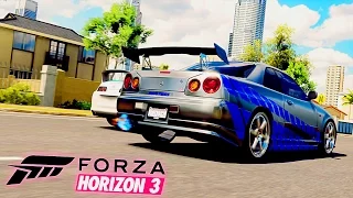 Тот самый Скайлайн Брайана... Nissan GT-R r34 | Forza Horizon 3
