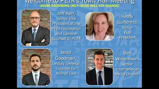 PETA Town Hall Meeting May 2018