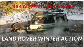 4X4 LAND ROVER OFF ROAD WINTER ACTION !