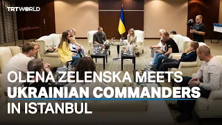 Ukrainian First Lady meets Azov commanders in Istanbul